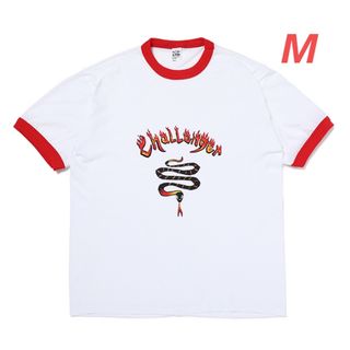 CHALLENGER BURNING SNAKE RINGER TEE  長瀬(Tシャツ/カットソー(半袖/袖なし))