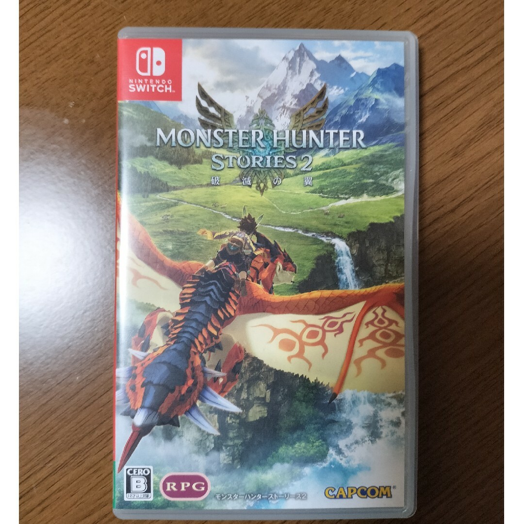 Nintendo Switch(ニンテンドースイッチ)のモンスターハンターストーリーズ2 破滅の翼 エンタメ/ホビーのゲームソフト/ゲーム機本体(携帯用ゲームソフト)の商品写真
