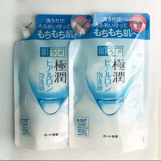 ロート製薬 - 【2袋】肌ラボ 極潤 ヒアルロン泡洗顔 つめかえ用 140ml