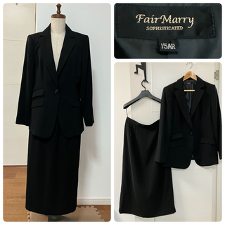 FAIRMARRY 礼服　喪服　冠婚葬祭　ブラックフォーマル　スーツ(スーツ)