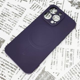 iPhone 13Pro MagSafeシリコンケース (13) パープル