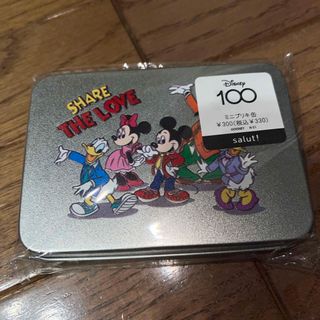 ディズニー(Disney)のsalut Disney100  ミニブリキ缶(キャラクターグッズ)