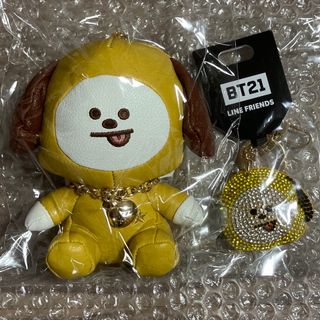 ビーティーイシビル(BT21)の【BTS・BT21】CHIMMY コンフェッティマスコット&キラキラキーチェーン(アイドルグッズ)