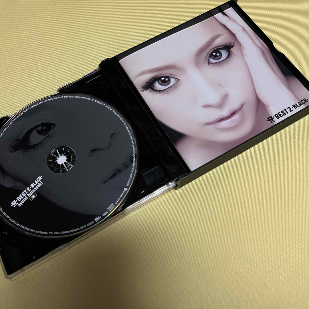 浜崎あゆみ 初回版 A BEST 2-BLACK- ベストアルバム CD DVD エンタメ/ホビーのCD(ポップス/ロック(邦楽))の商品写真