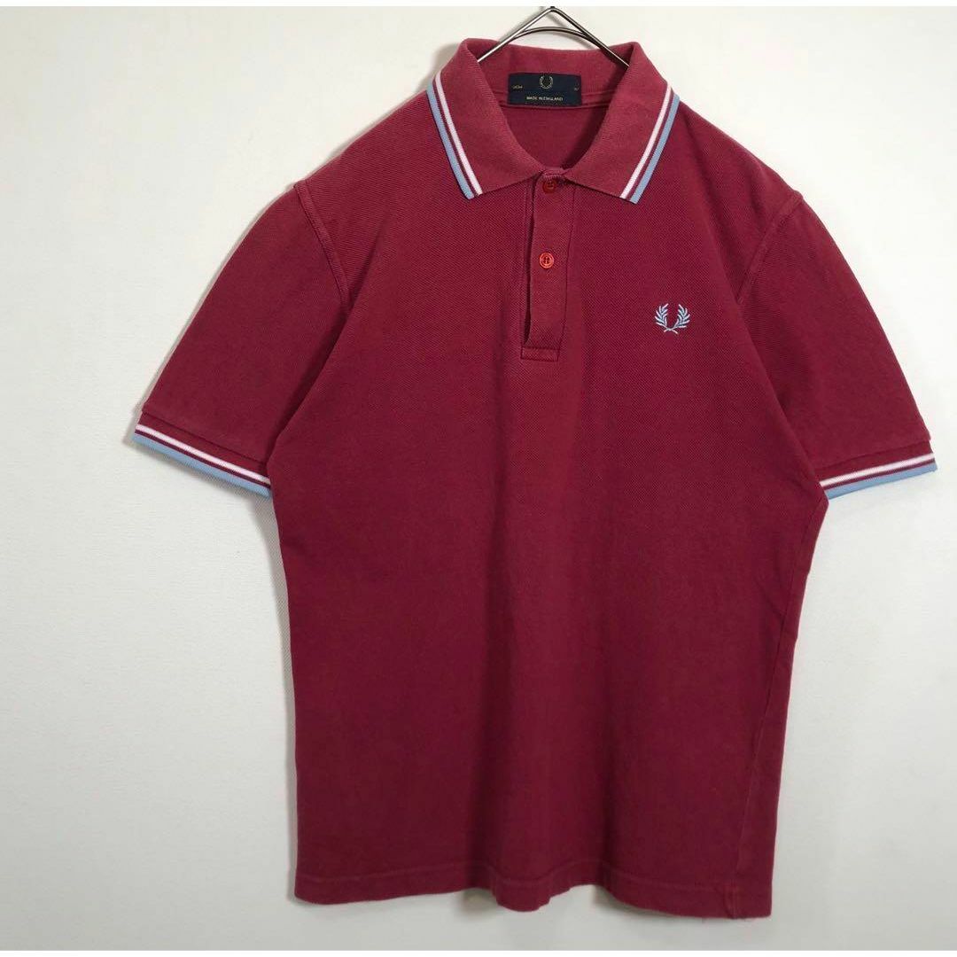 FRED PERRY(フレッドペリー)のFRED PERRY フレッドペリー　イングランド製　M12 ポロシャツ　28 メンズのトップス(ポロシャツ)の商品写真