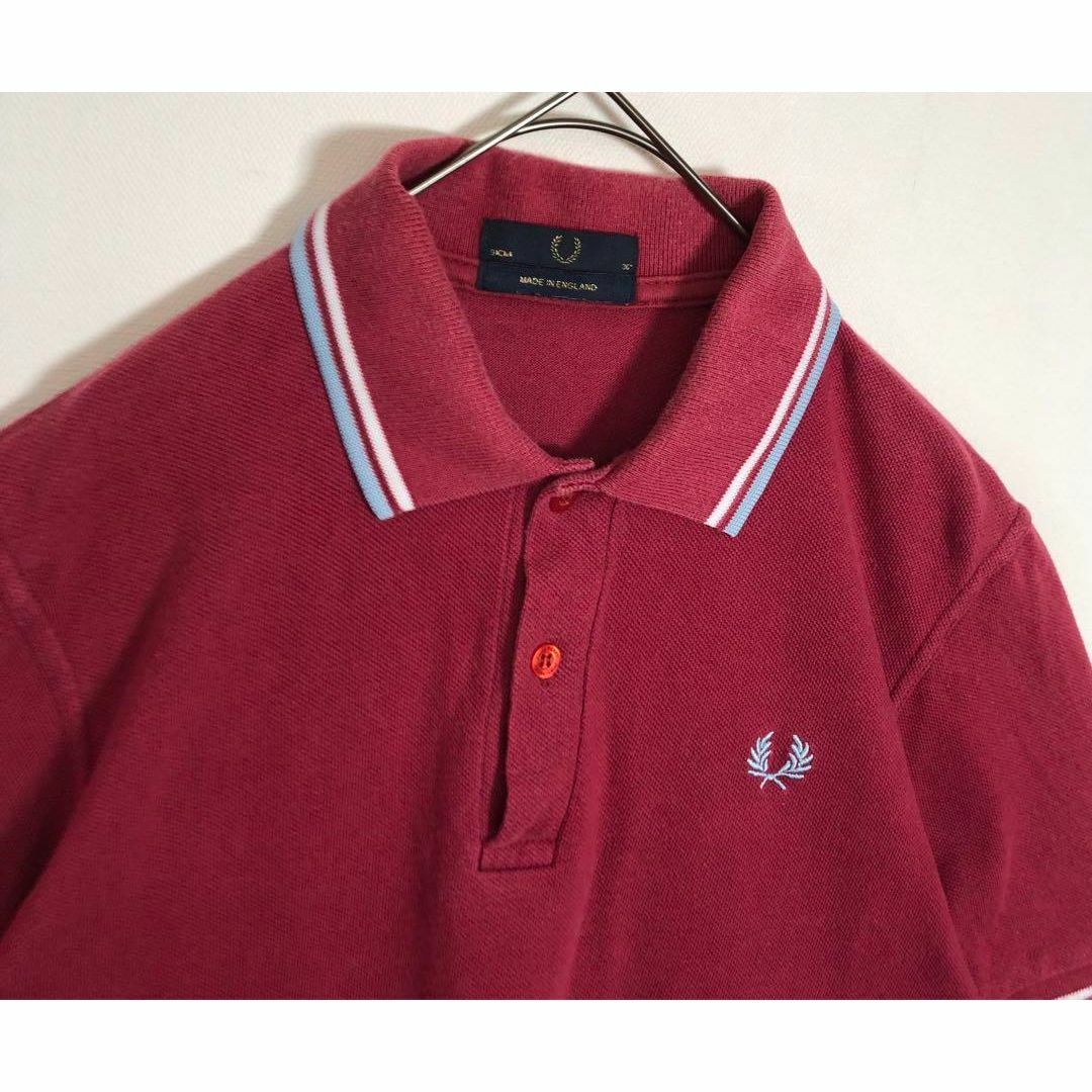 FRED PERRY(フレッドペリー)のFRED PERRY フレッドペリー　イングランド製　M12 ポロシャツ　28 メンズのトップス(ポロシャツ)の商品写真