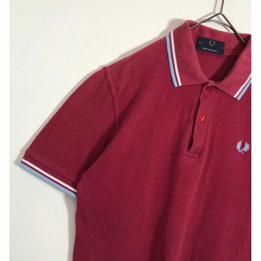 FRED PERRY(フレッドペリー)のFRED PERRY フレッドペリー　イングランド製　M12 ポロシャツ　28 メンズのトップス(ポロシャツ)の商品写真