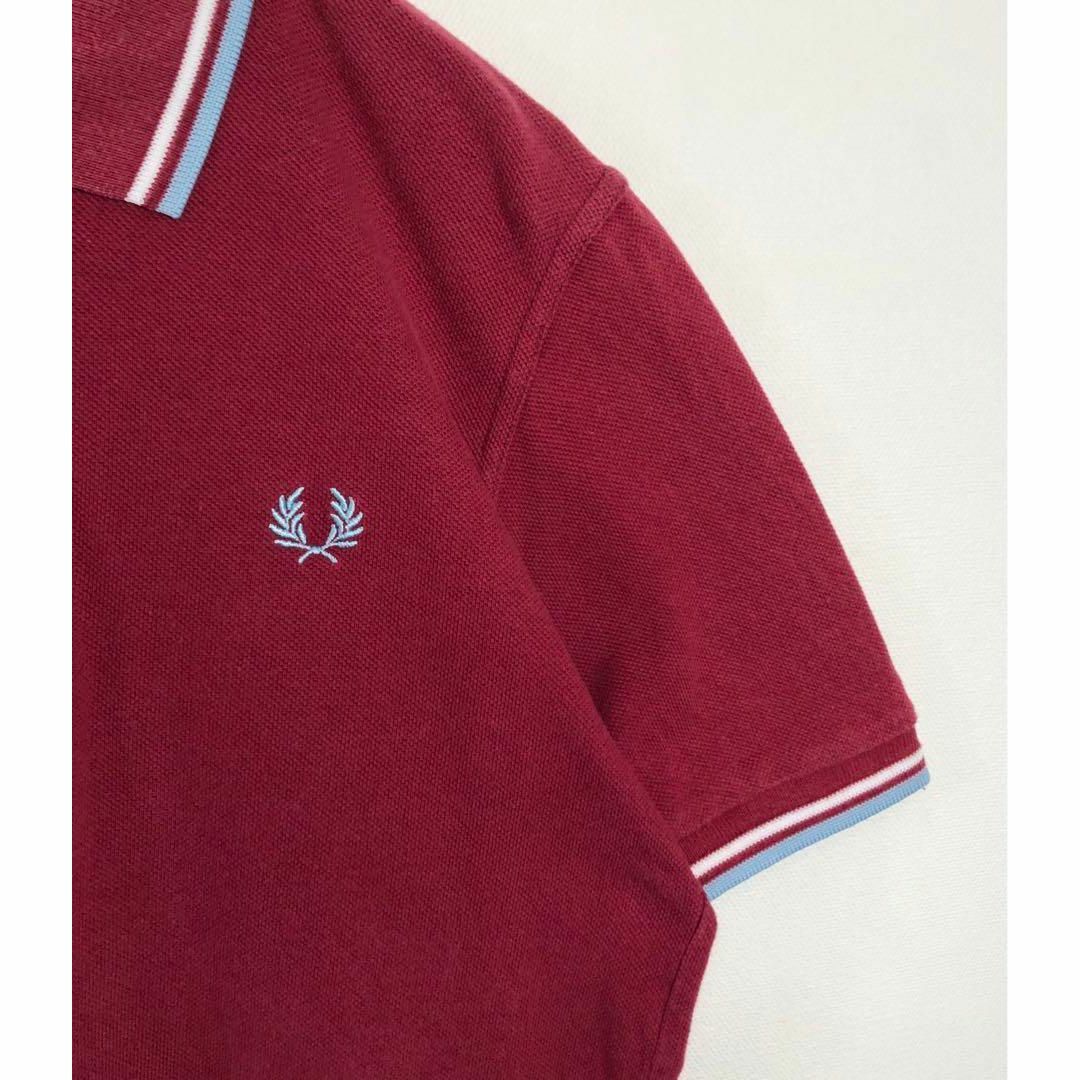 FRED PERRY(フレッドペリー)のFRED PERRY フレッドペリー　イングランド製　M12 ポロシャツ　28 メンズのトップス(ポロシャツ)の商品写真