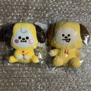 ビーティーイシビル(BT21)の【BTS・BT21】CHIMMY ベビーベーシック&ニットマスコット(2点)(アイドルグッズ)