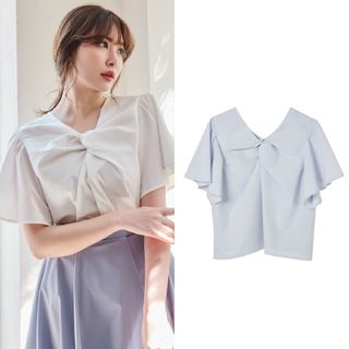 ハーリップトゥ(Her lip to)の2Way Twisted Blouse(シャツ/ブラウス(半袖/袖なし))