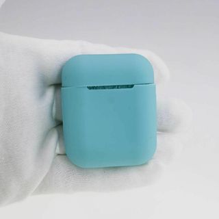 AirPods 1・2 シリコンケース ミントグリーン [126](モバイルケース/カバー)