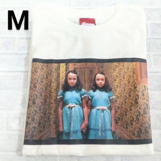 【新品】映画 シャイニング Tシャツ M ホワイト 女の子 双子 つや消し(Tシャツ(半袖/袖なし))