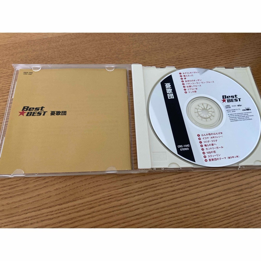 CD 憂歌団 BEST★BEST ベストアルバム エンタメ/ホビーのCD(ポップス/ロック(邦楽))の商品写真