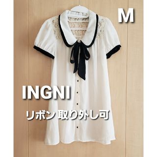 イング(INGNI)のM イング INGNI 半袖 ブラウス チュニック(チュニック)