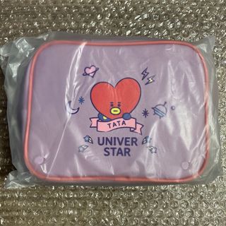 ビーティーイシビル(BT21)の【BTS・BT21】PURPLEポーチ(TATA)(アイドルグッズ)