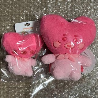 ビーティーイシビル(BT21)の【BTS・BT21】TATA パステルカラーぬいぐるみ&マスコット(2点)(アイドルグッズ)