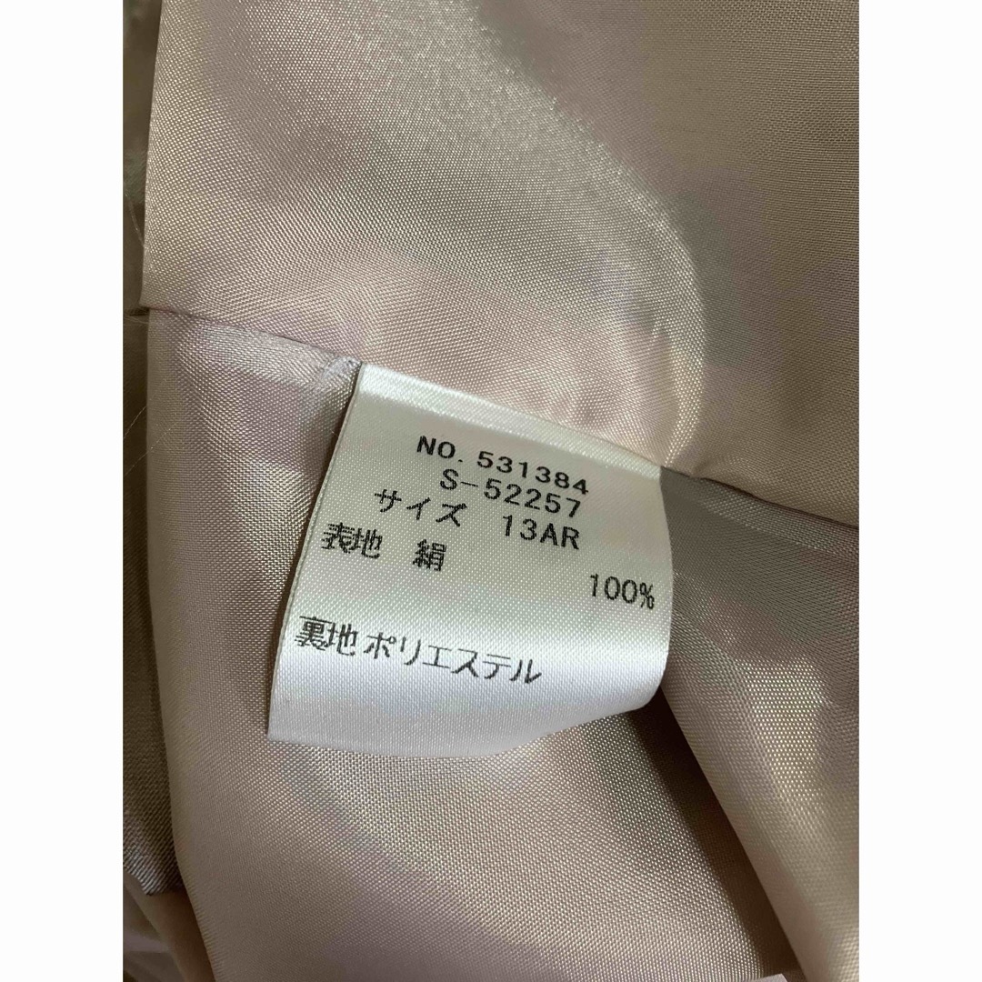 CHANTEWZ MOIシャンテモア　ワンピース　シルク100% 日本製13AR レディースのワンピース(ひざ丈ワンピース)の商品写真
