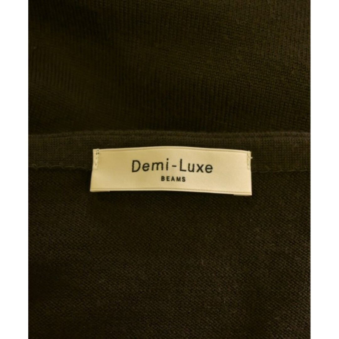 Demi-Luxe BEAMS(デミルクスビームス)のDemi-Luxe BEAMS デミルクスビームス ワンピース -(M位) 茶 【古着】【中古】 レディースのワンピース(ひざ丈ワンピース)の商品写真