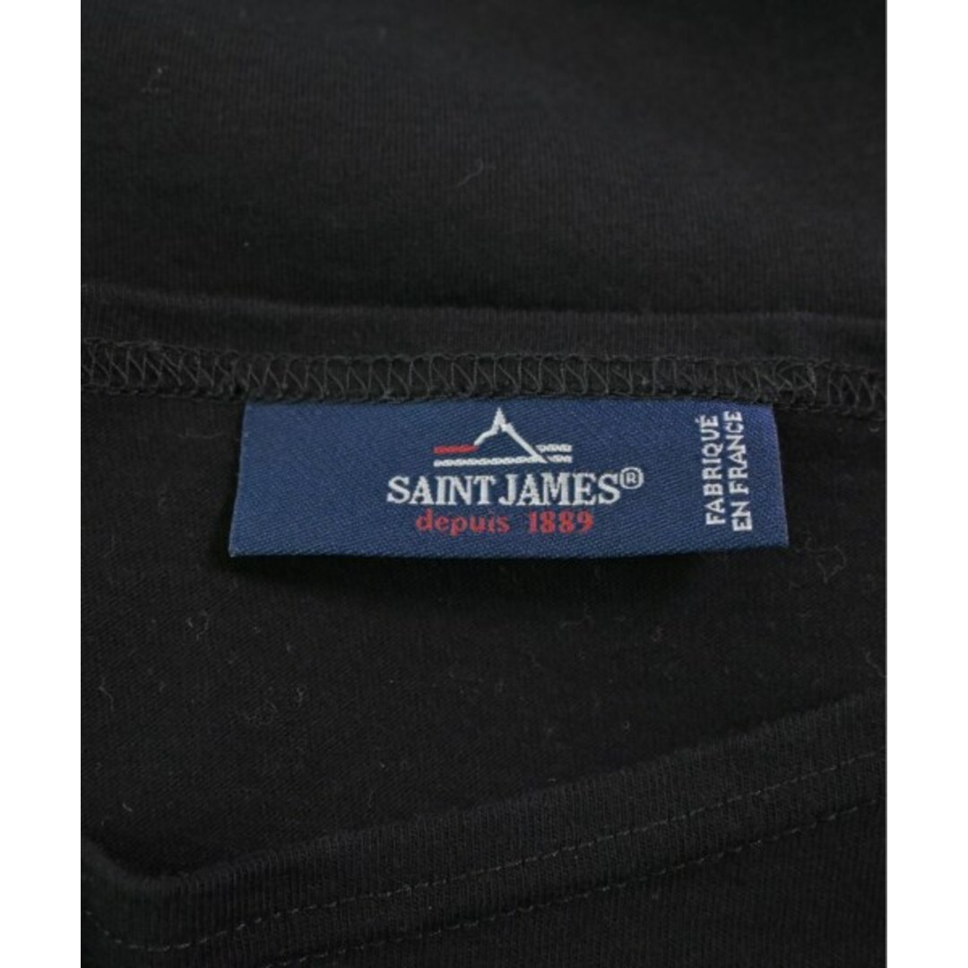 SAINT JAMES(セントジェームス)のSAINT JAMES セントジェームス Tシャツ・カットソー 1(XS位) 黒 【古着】【中古】 レディースのトップス(カットソー(半袖/袖なし))の商品写真