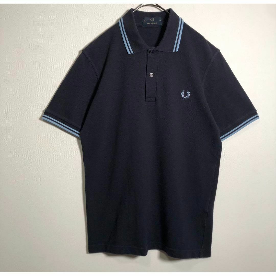 FRED PERRY(フレッドペリー)のFRED PERRY フレッドペリー　イングランド製　M12 ポロシャツ　10 メンズのトップス(ポロシャツ)の商品写真