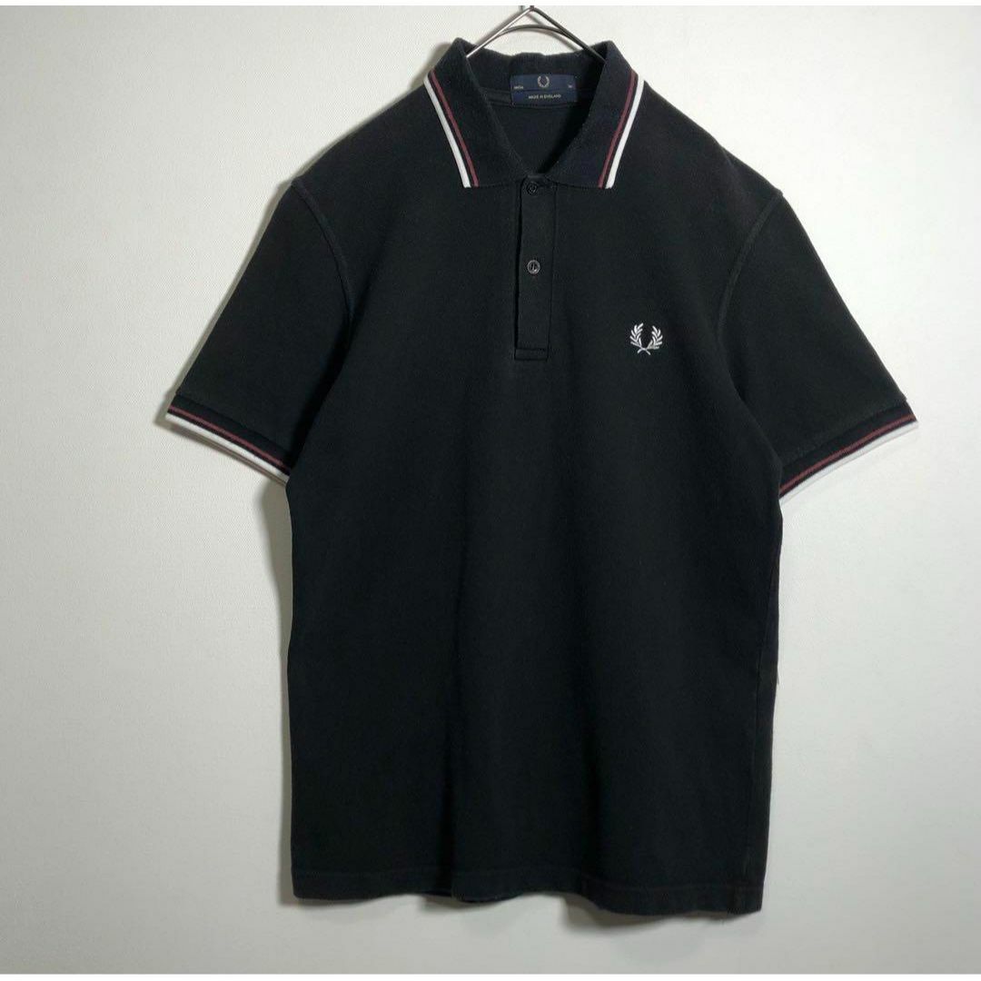 FRED PERRY(フレッドペリー)のFRED PERRY フレッドペリー　イングランド製　M12 ポロシャツ　9 メンズのトップス(ポロシャツ)の商品写真