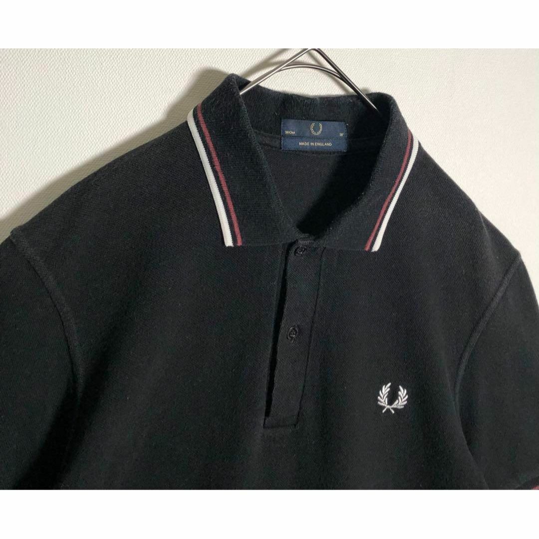 FRED PERRY(フレッドペリー)のFRED PERRY フレッドペリー　イングランド製　M12 ポロシャツ　9 メンズのトップス(ポロシャツ)の商品写真