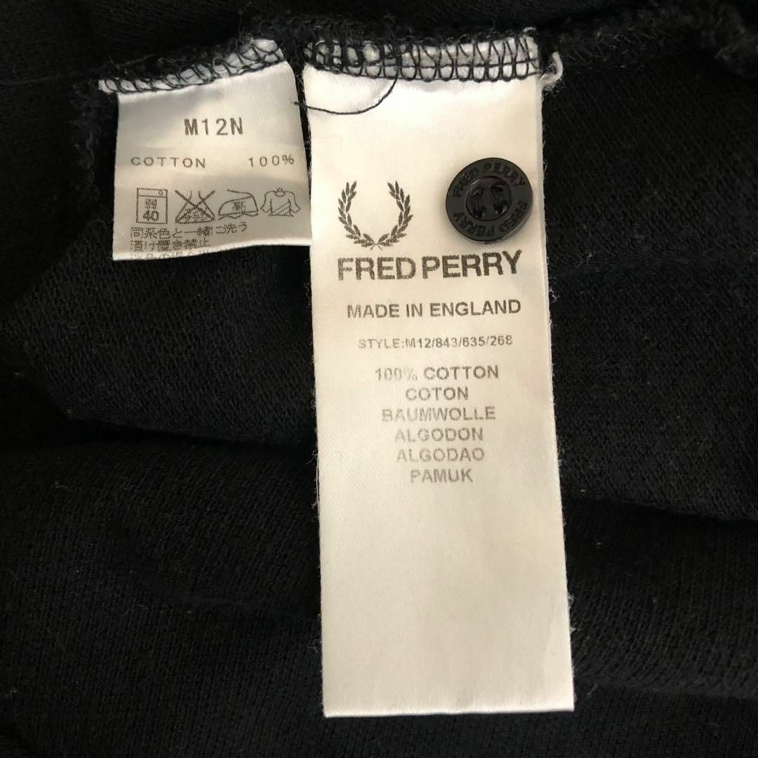 FRED PERRY(フレッドペリー)のFRED PERRY フレッドペリー　イングランド製　M12 ポロシャツ　9 メンズのトップス(ポロシャツ)の商品写真