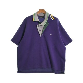 カラー(kolor)のkolor カラー ポロシャツ 2(M位) 紫 【古着】【中古】(ポロシャツ)