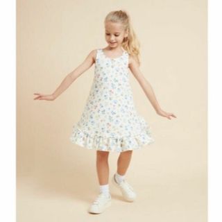 PETIT BATEAU - 新品未使用  プチバトー  5a ノースリーブワンピース  花柄