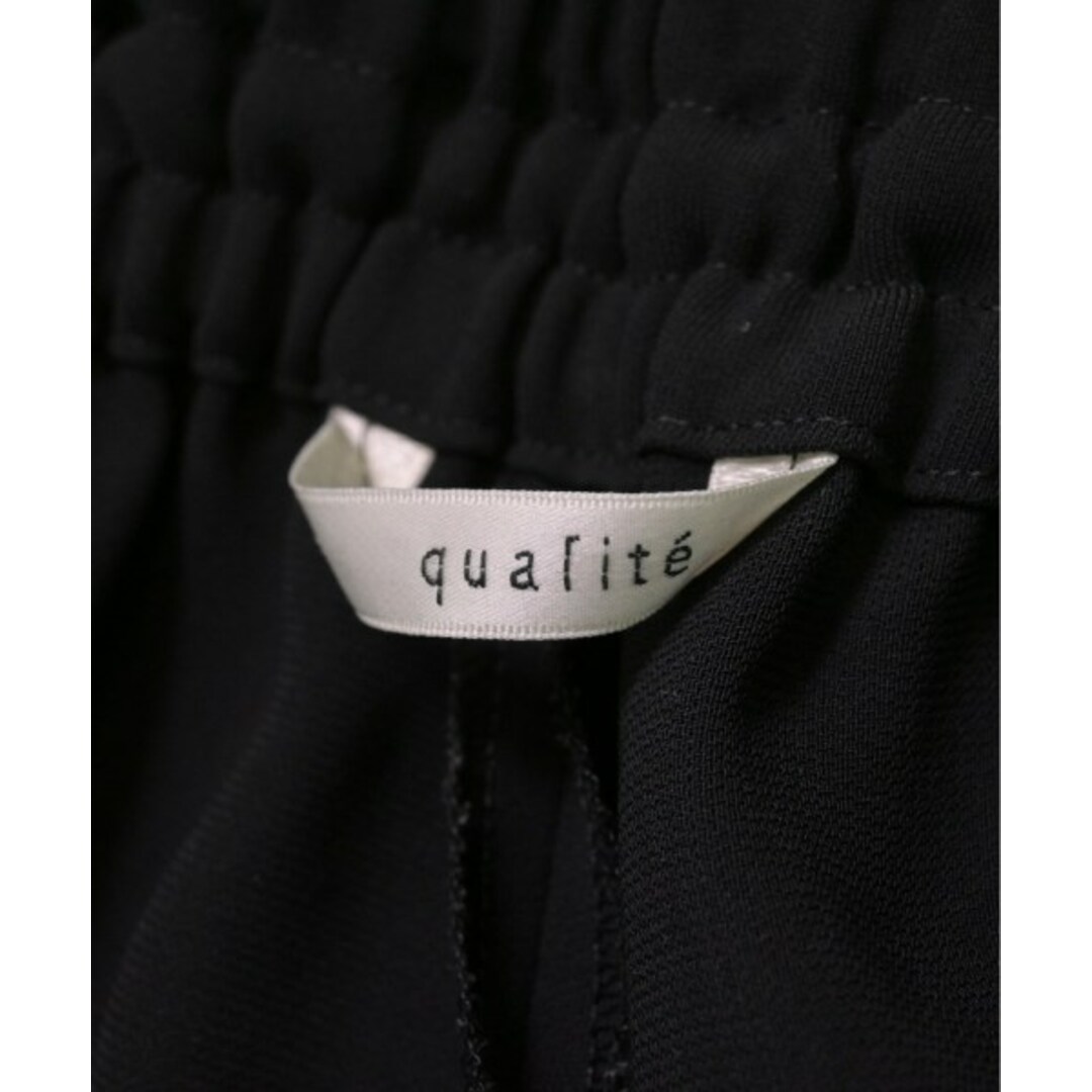 qualite(カリテ)のqualite カリテ パンツ（その他） 38(M位) 黒 【古着】【中古】 レディースのパンツ(その他)の商品写真