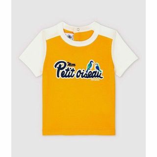 PETIT BATEAU - 新品未使用　プチバトー　24m プリント半袖Ｔシャツ petitbateau 鳥