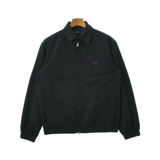 FRED PERRY - FRED PERRY フレッドペリー ブルゾン S 黒 【古着】【中古】