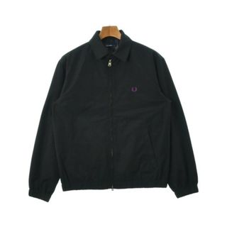 FRED PERRY - FRED PERRY フレッドペリー ブルゾン S 黒 【古着】【中古】