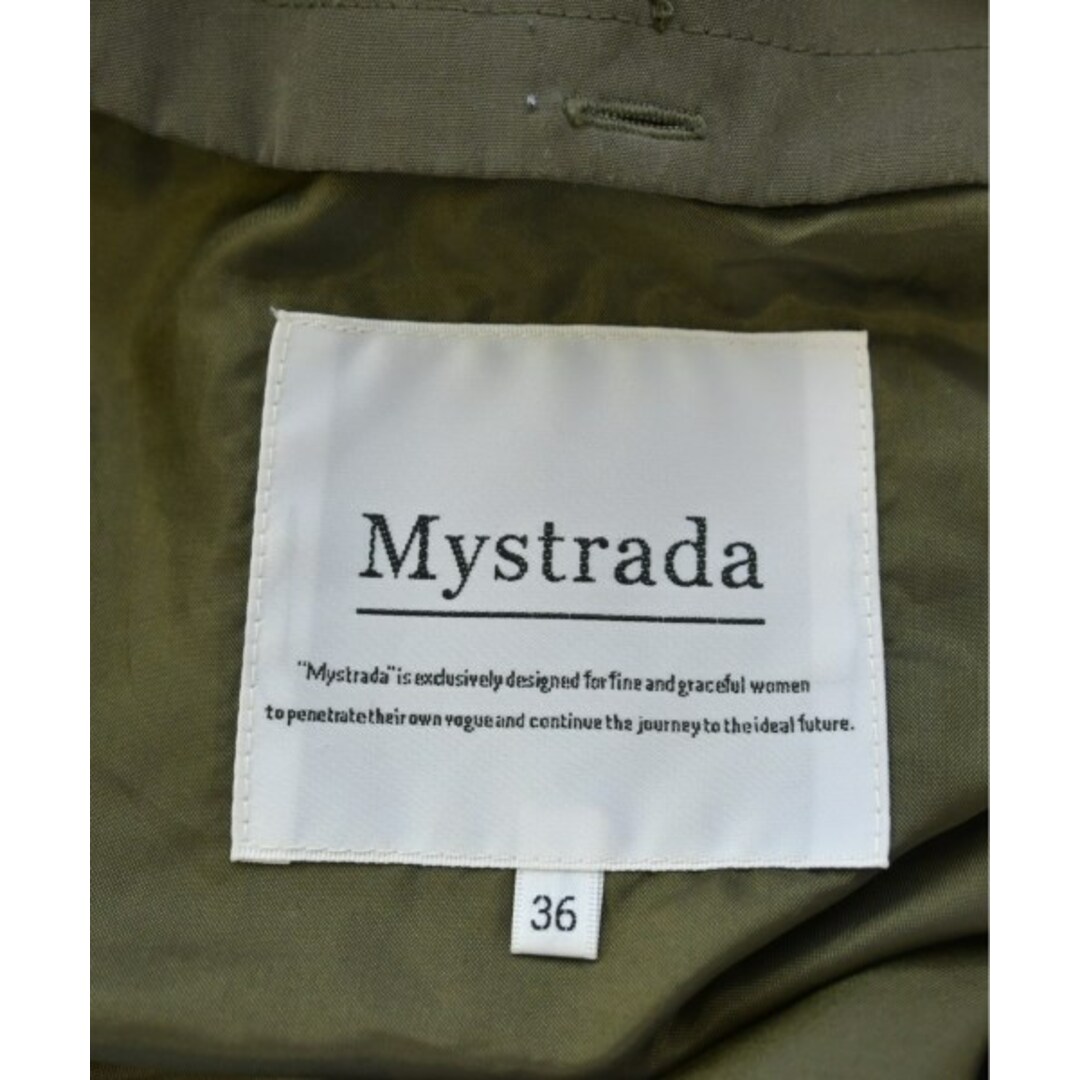 Mystrada(マイストラーダ)のMystrada マイストラーダ ミリタリーブルゾン 36(S位) カーキ 【古着】【中古】 レディースのジャケット/アウター(ミリタリージャケット)の商品写真