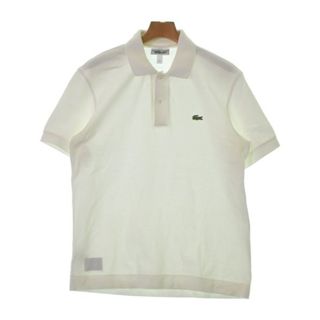 ラコステ(LACOSTE)のLACOSTE ラコステ ポロシャツ 4(L位) 白 【古着】【中古】(ポロシャツ)