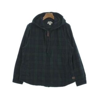 L.L.Bean - L.L.Bean エルエルビーン ブルゾン（その他） L 緑x紺x黒(チェック) 【古着】【中古】