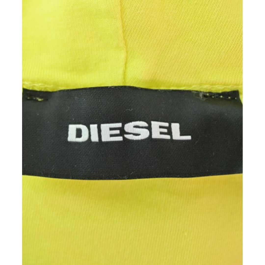 DIESEL(ディーゼル)のDIESEL ディーゼル パーカー XS 黄 【古着】【中古】 メンズのトップス(パーカー)の商品写真