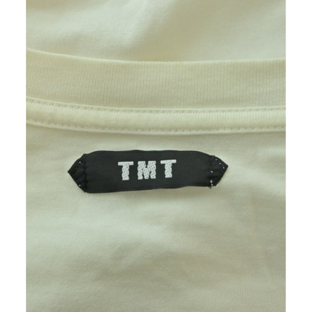 TMT(ティーエムティー)のTMT ティーエムティー Tシャツ・カットソー L 白 【古着】【中古】 メンズのトップス(Tシャツ/カットソー(半袖/袖なし))の商品写真