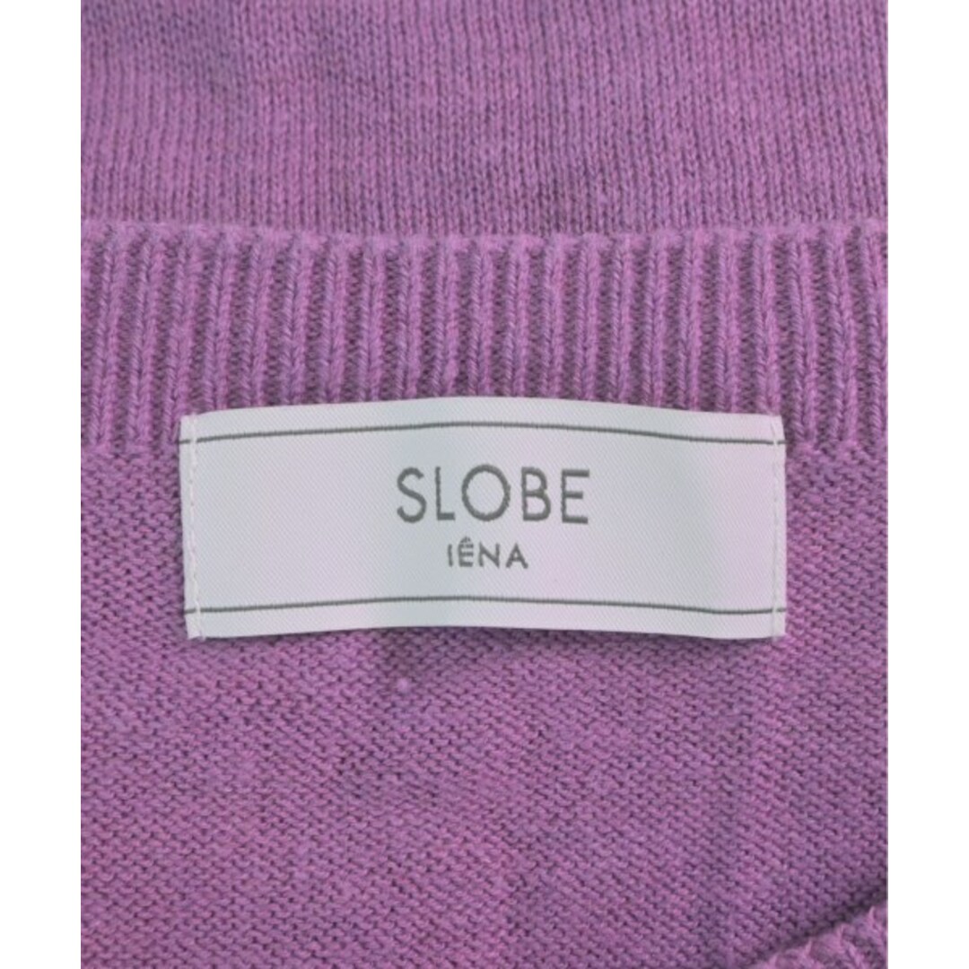 SLOBE IENA(スローブイエナ)のSLOBE IENA スローブイエナ ワンピース F 紫 【古着】【中古】 レディースのワンピース(ひざ丈ワンピース)の商品写真