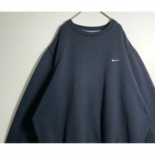 ナイキ(NIKE)のNIKE ナイキ　ワンポイント刺繍ロゴ　裏起毛　スウェット(スウェット)