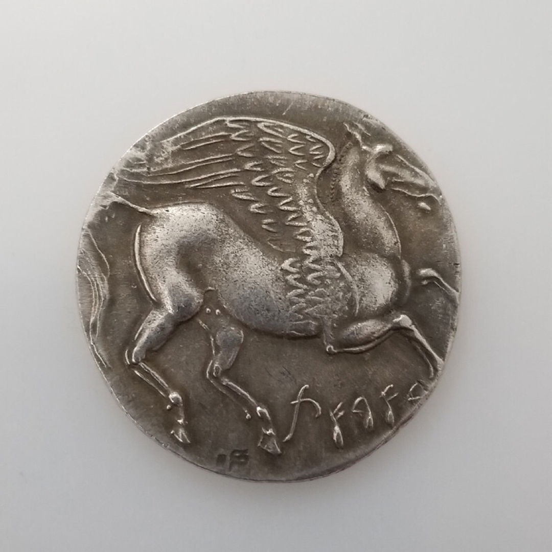古代ギリシアローマコインメダル ギリシャ銀貨 古ギリシャドラクマ銀貨 シルバー エンタメ/ホビーの美術品/アンティーク(貨幣)の商品写真