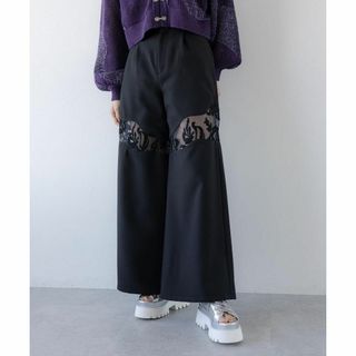 ハレ(HARE)の2024SS 新品 HARE vintageシシュウキリカエパンツ ブラック(カジュアルパンツ)