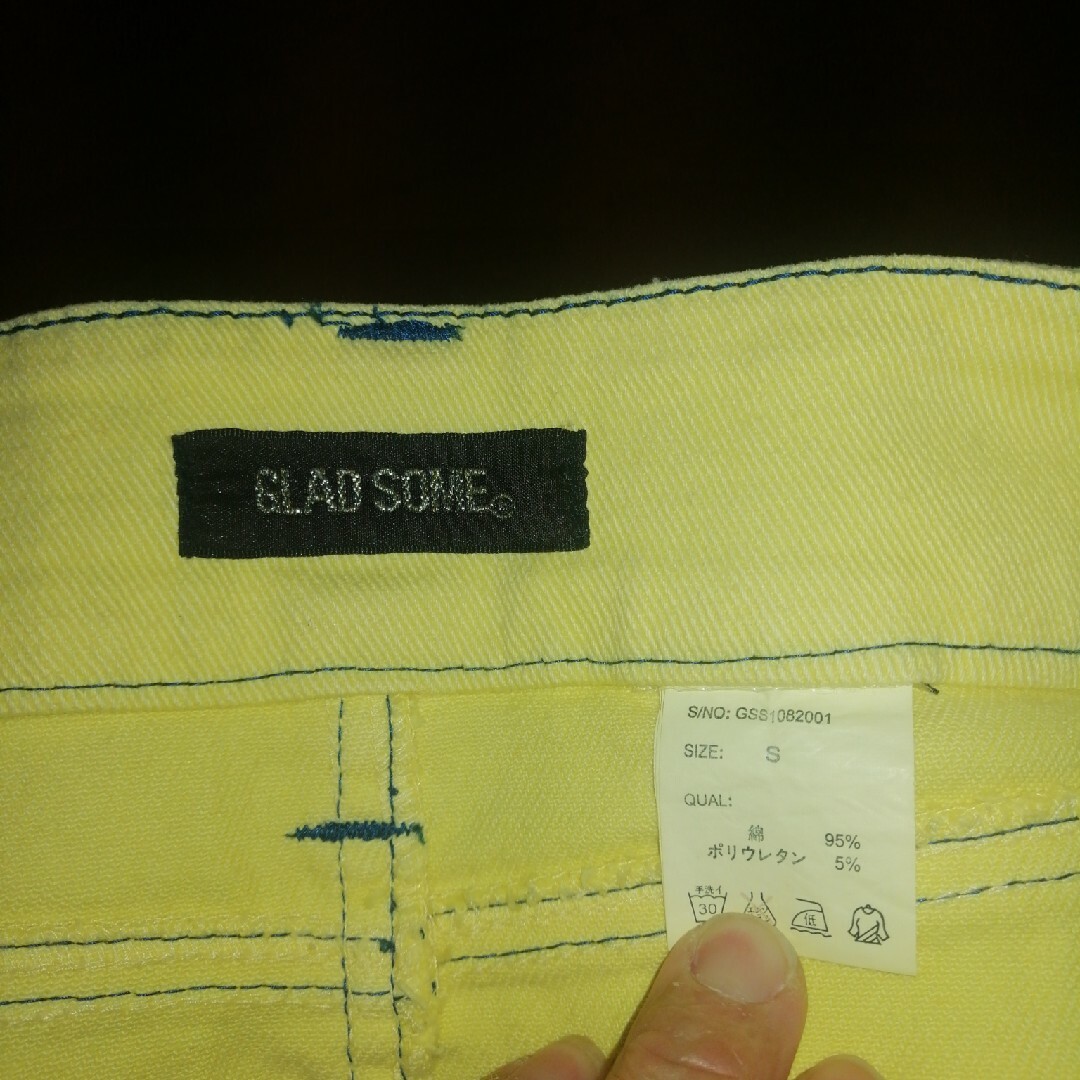 GLAD SOME 黄色ミニスカート❤ レディースのスカート(ミニスカート)の商品写真