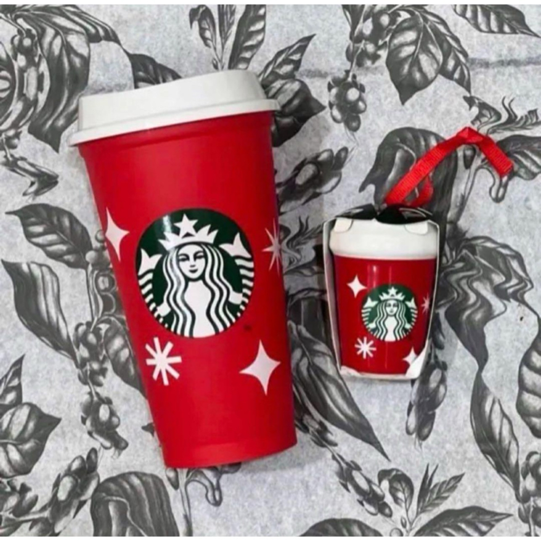 Starbucks Coffee(スターバックスコーヒー)の日本未発売　スターバックス　ホリデーカップ　リユーザブル　オーナメント　セット インテリア/住まい/日用品のキッチン/食器(タンブラー)の商品写真