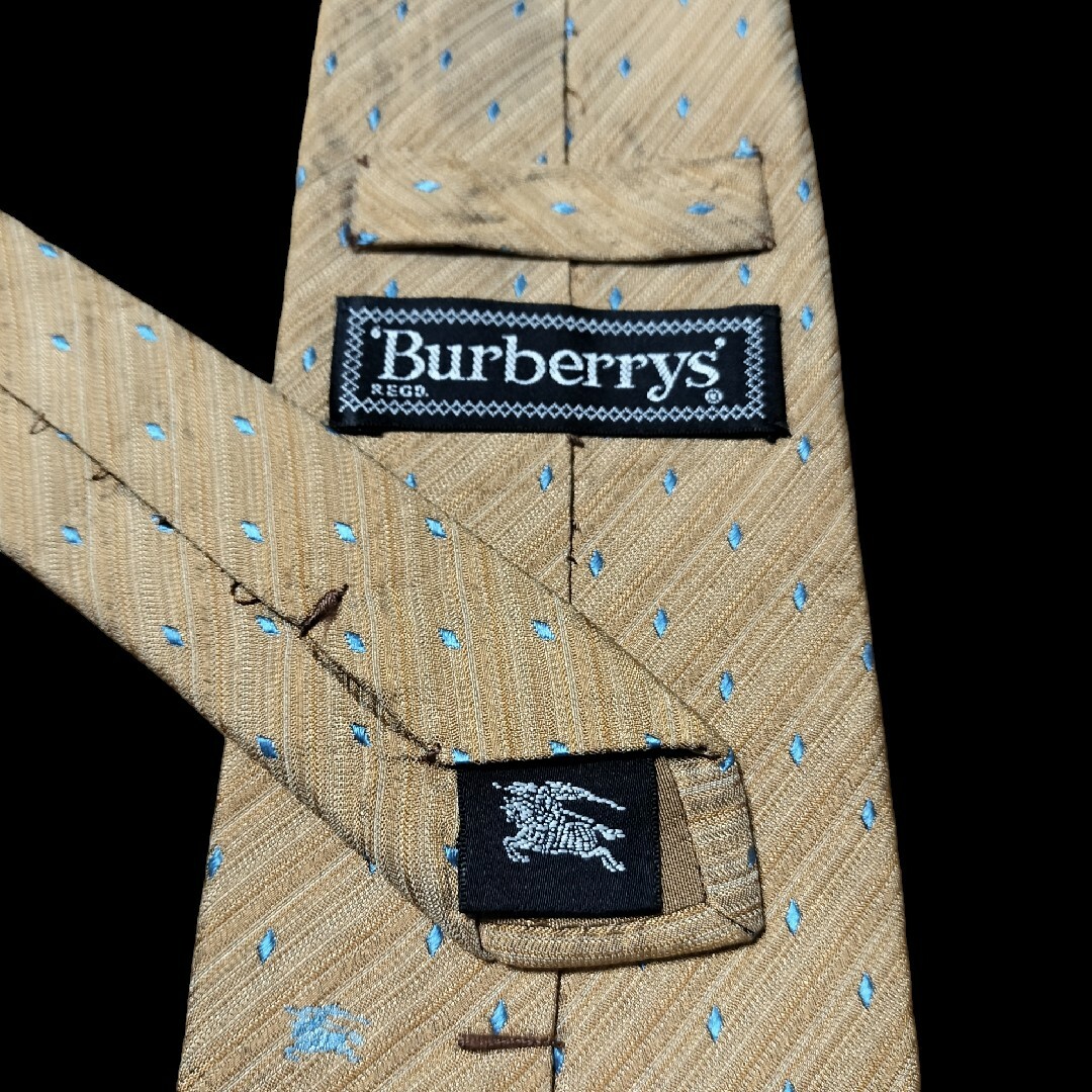 【Burberrys】　バーバリーズ　ブラウン系　総柄 メンズのファッション小物(ネクタイ)の商品写真