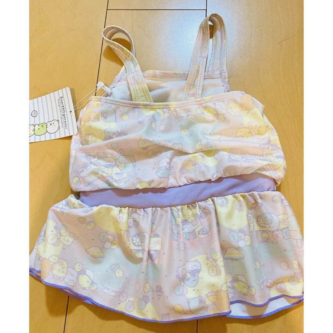 すみっコぐらし 水着  100 キッズ/ベビー/マタニティのキッズ服女の子用(90cm~)(水着)の商品写真