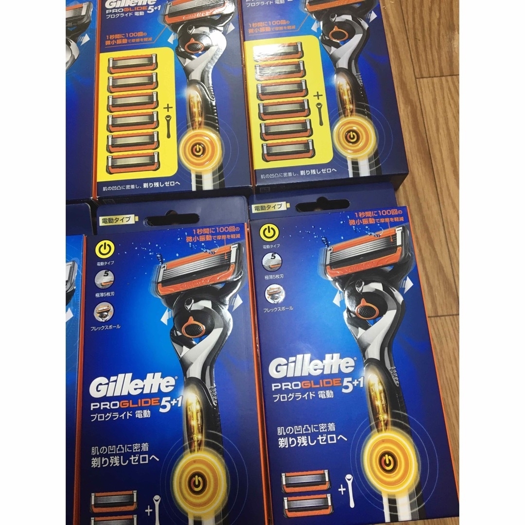 Gillette(ジレット)のジレット プログライド 電動替刃6個2箱 2本+替刃12枚) その他多数 コスメ/美容のシェービング(カミソリ)の商品写真