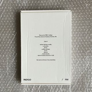 ボウダンショウネンダン(防弾少年団(BTS))のBTS RM ALBUM 'INDIGO' Book Edition CD未再生(K-POP/アジア)