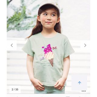 エニィファム(anyFAM)のエニィファム　新品　接触冷感 ミラクルプリント Tシャツ(Tシャツ/カットソー)