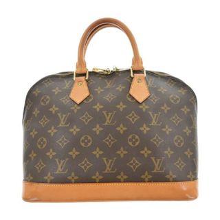 ルイヴィトン(LOUIS VUITTON)のLOUIS VUITTON ルイヴィトン ハンドバッグ - 茶 【古着】【中古】(ハンドバッグ)